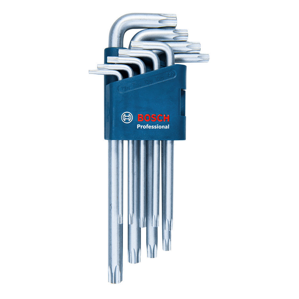 Bosch Professional Winkelschluesselsatz TORX  9 tlg  Bohrer & Schrauber