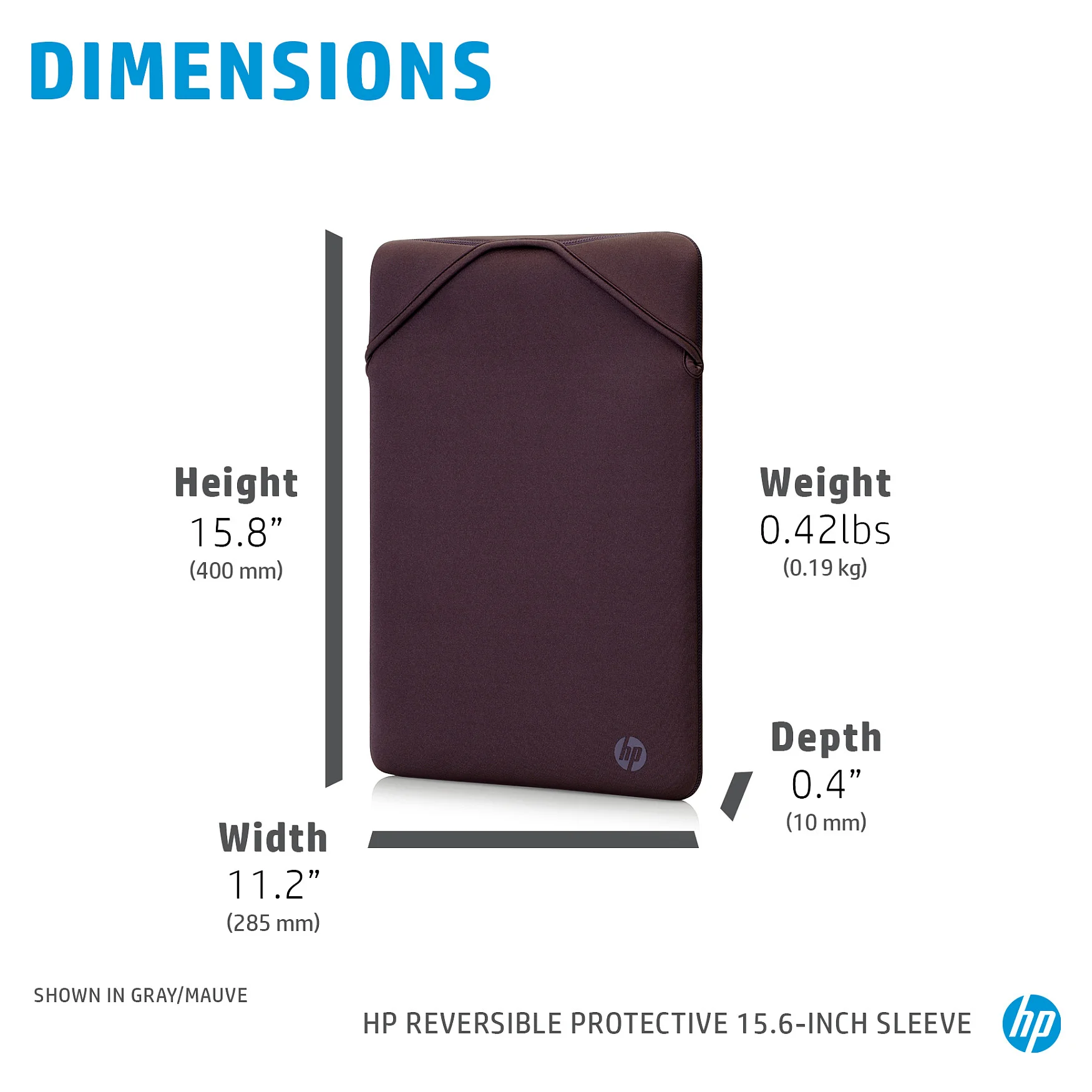 HP Wende Schutzh lle f r 15 6 Zoll Zoll Laptop in Silber Notebook & Tablet Zubehör