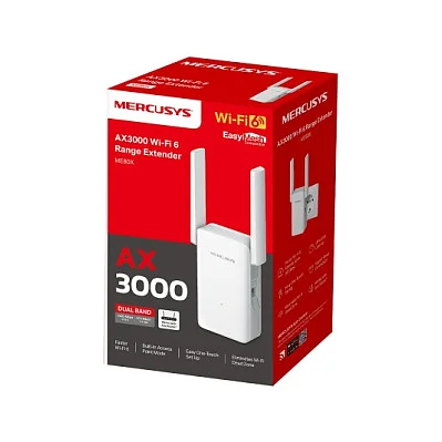TP Link Mercusys ME80X AX3000 Wi Fi Range Extender Repeater