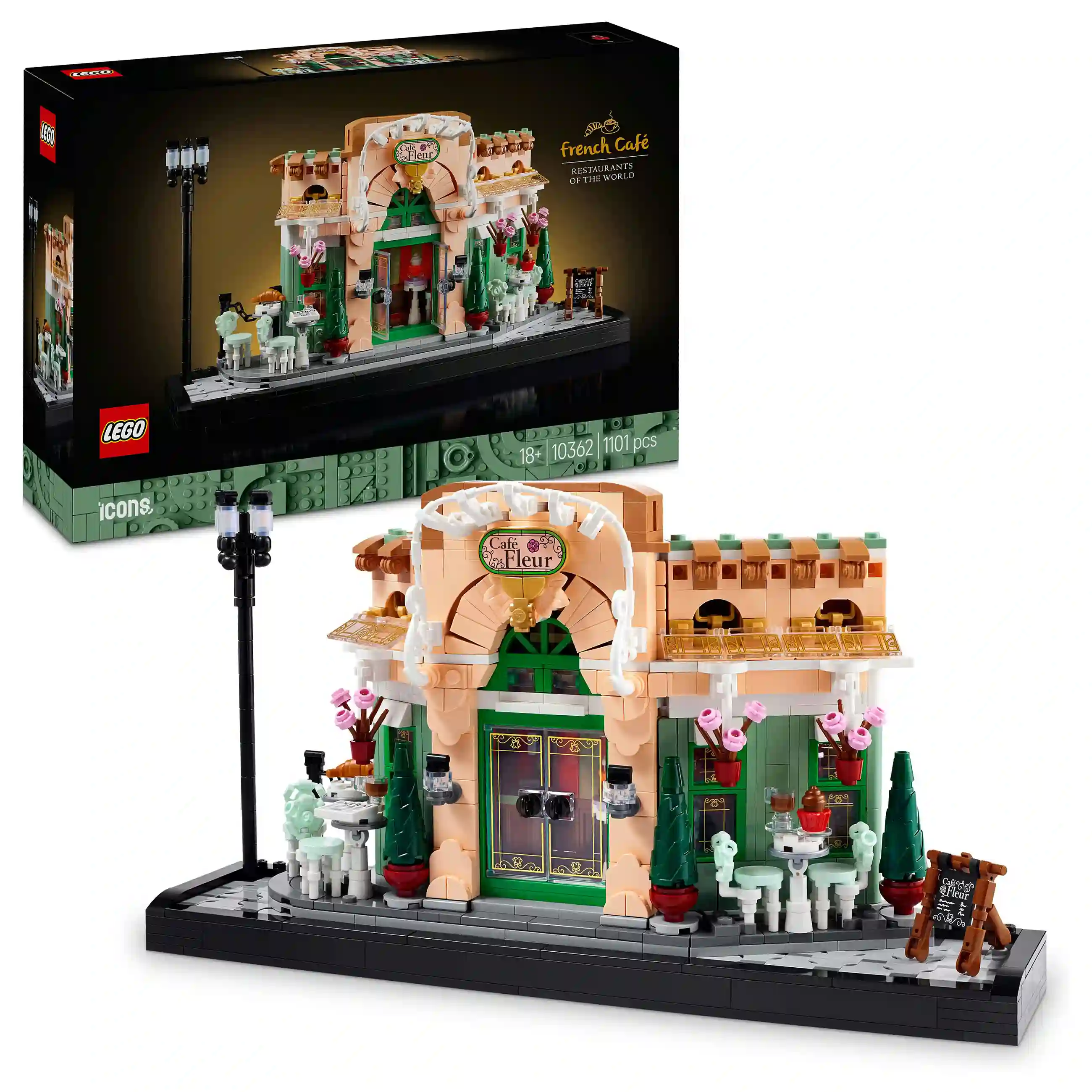 LEGO Icons Franzoesisches Caf  10362 Spielwaren