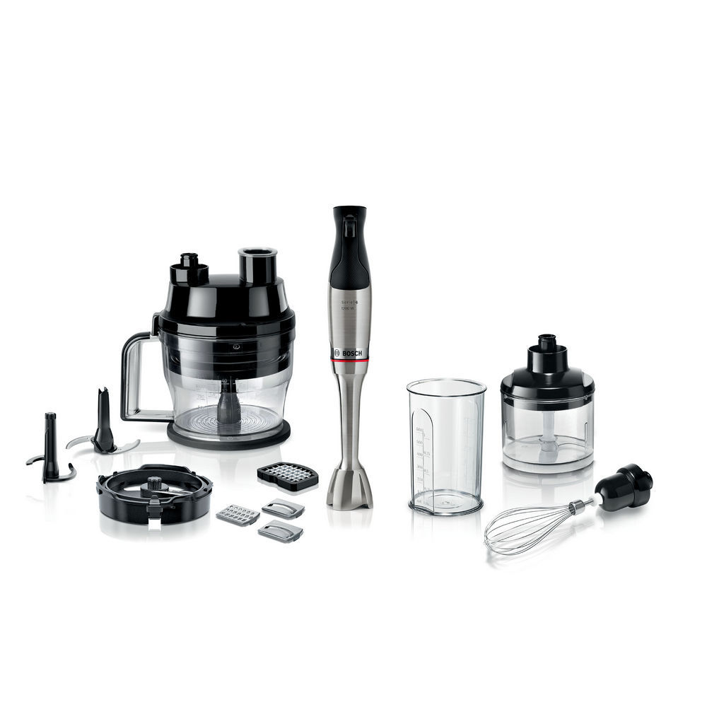 Bosch Stab und Handmixer ErgoMaster Series 6 MSM6M8X1  Edelstahl schwarz Kuechenkleingeraete