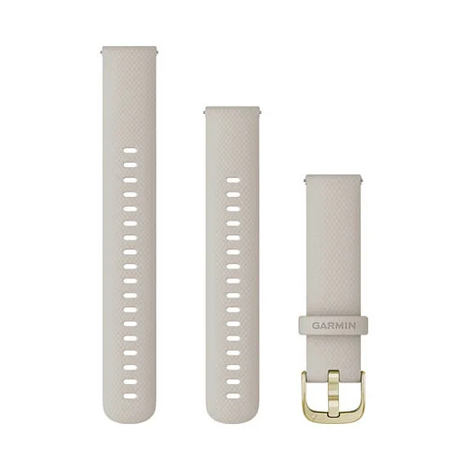 Garmin Ersatzarmband 18mm Silikon Beige Hellgold 110 195 mm Smartwatches & Fitnesstracker