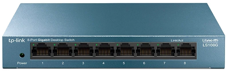 TP Link 8 Port Desktop Switch  10 100 1000Mbit s  Switches