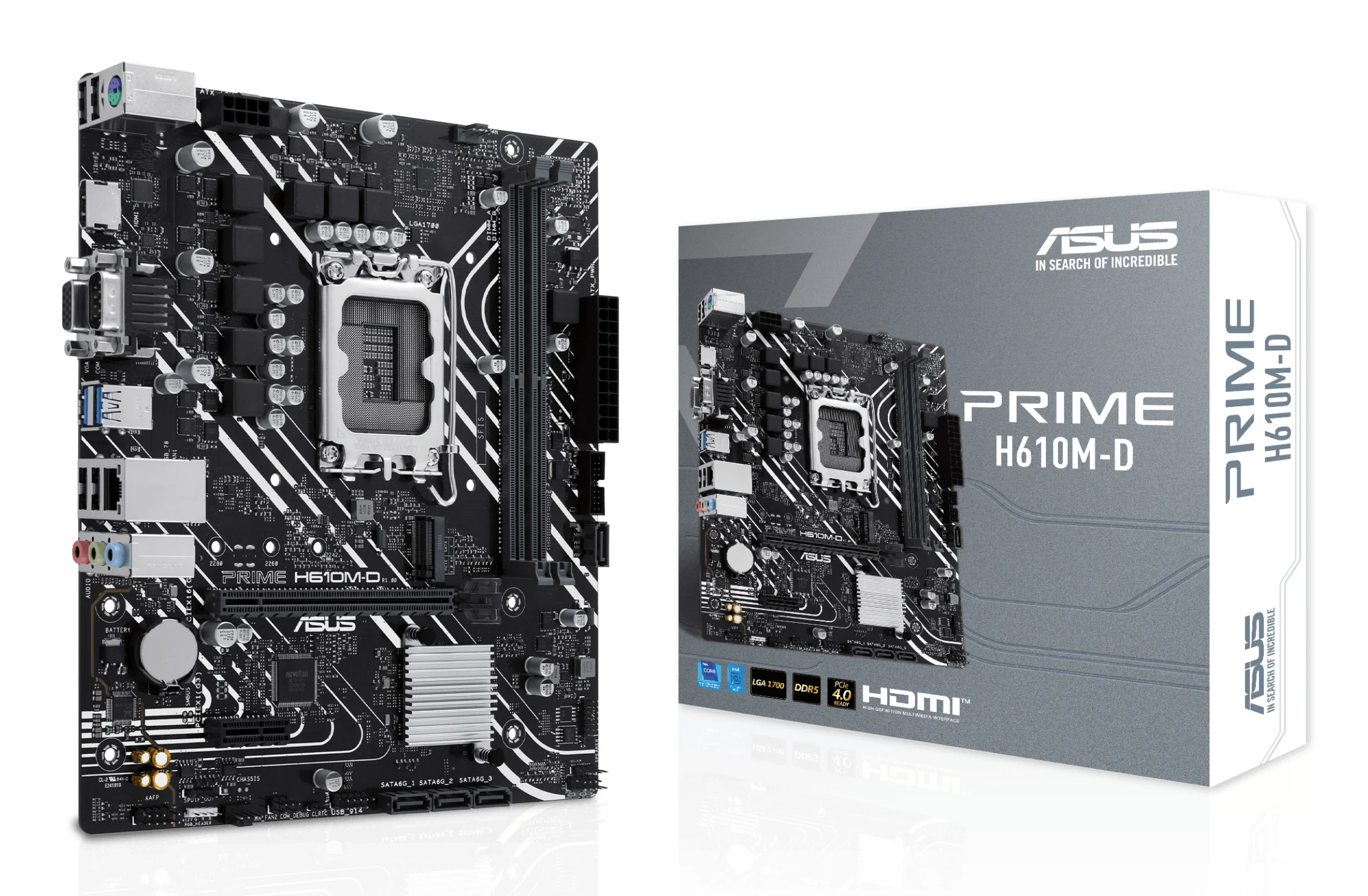 ASUS PRIME H610M D Intel H610 LGA 1700 micro ATX PC-Zubehoer