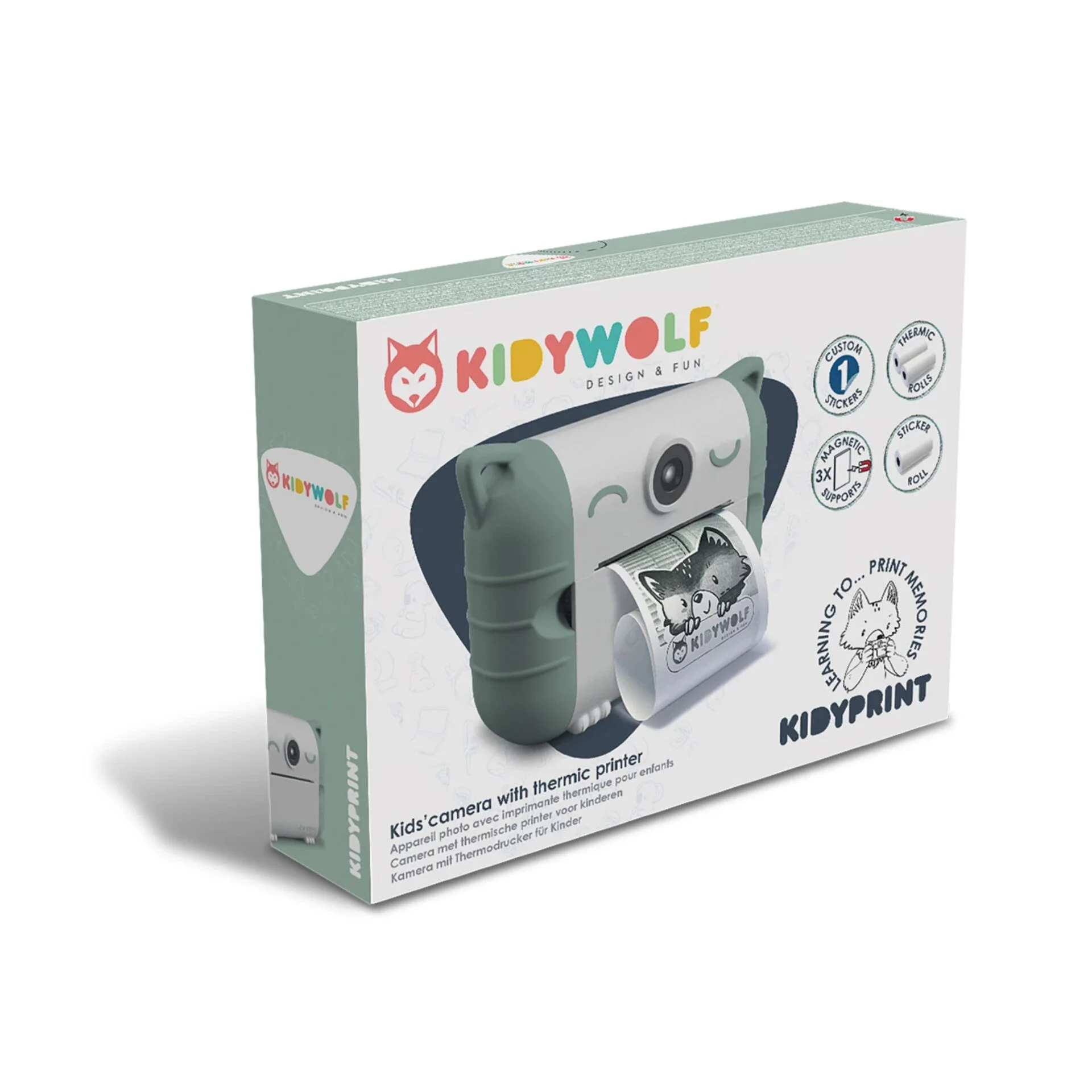 Kidywolf Sofortbildkamera gruen Kamera & Foto