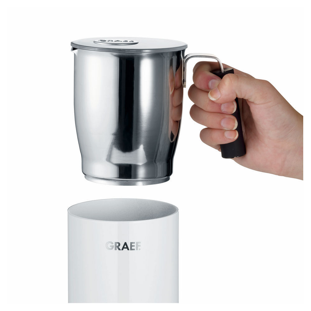 Graef Milchaufschaeumer MS 701  weiss Kaffeevollautomaten