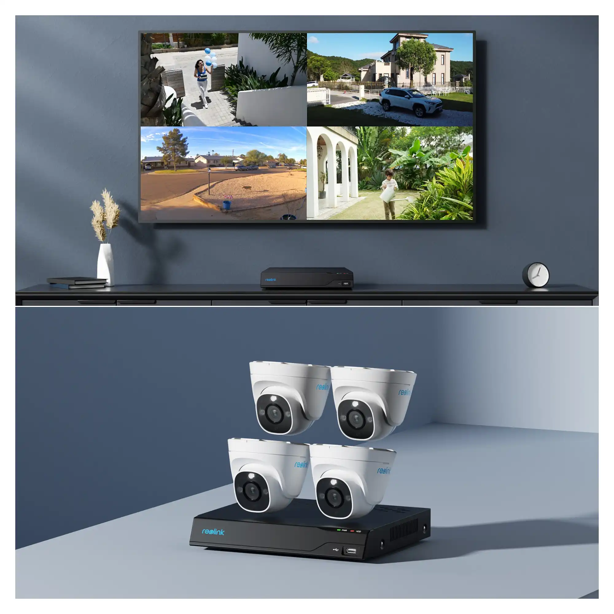 Reolink NVS8 8MD4 PoE System Ueberwachungskameras