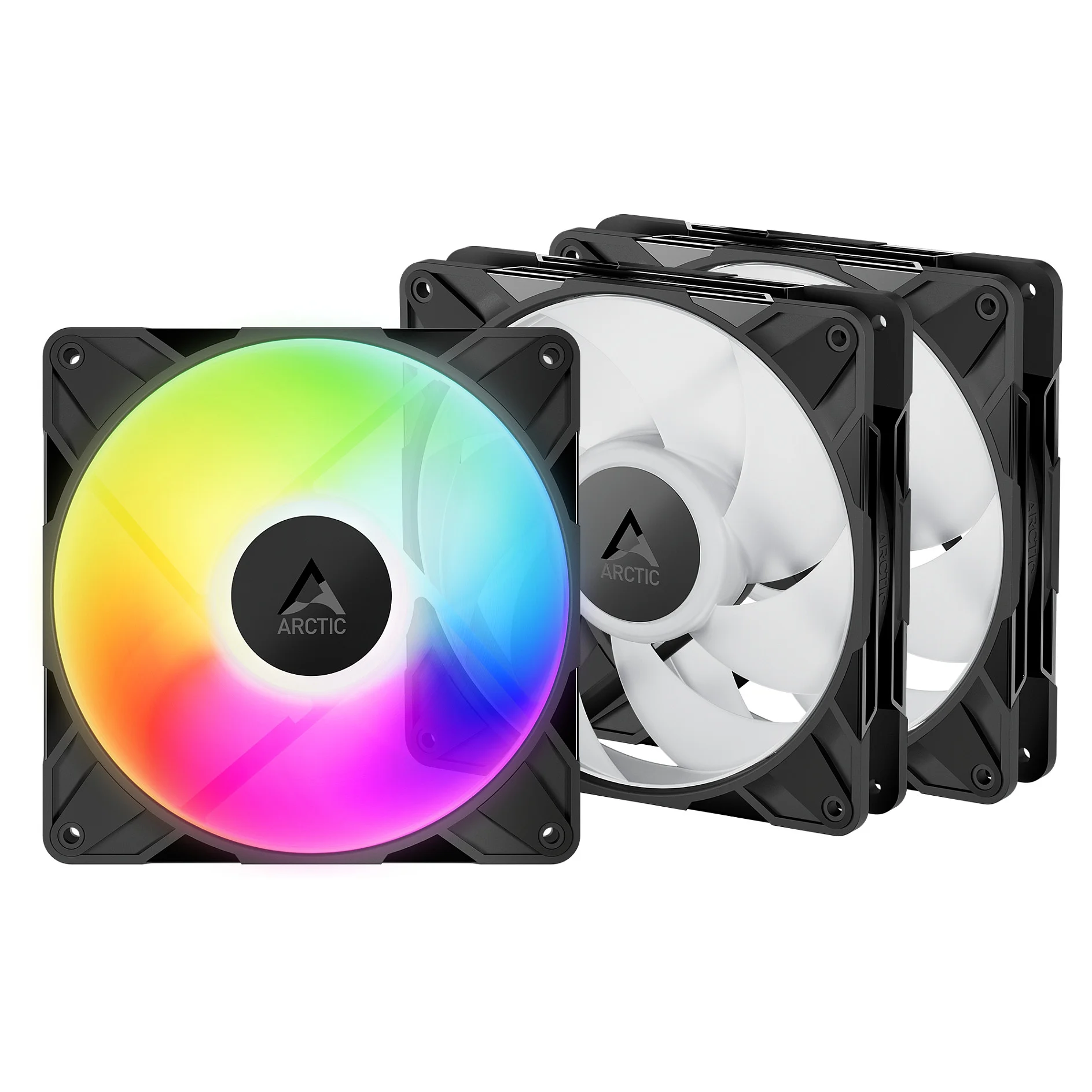 ARCTIC P14 Pro A RGB   3 Pack 140 mm A RGB PWM Luefter mit Kabelsplitter PC-Zubehoer