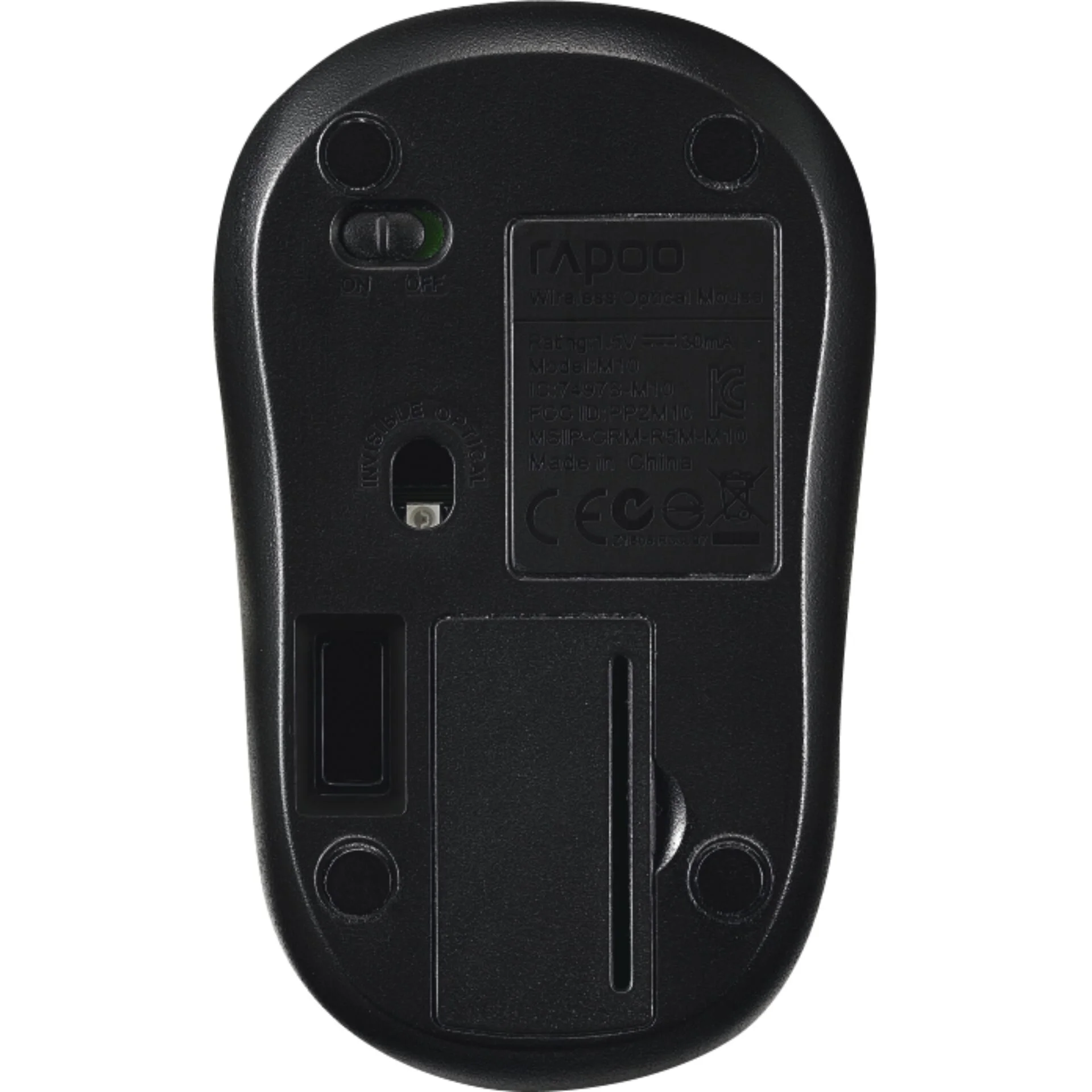 Rapoo M10 Plus Schwarz Kabellose optische Maus Tastaturen & Maeuse