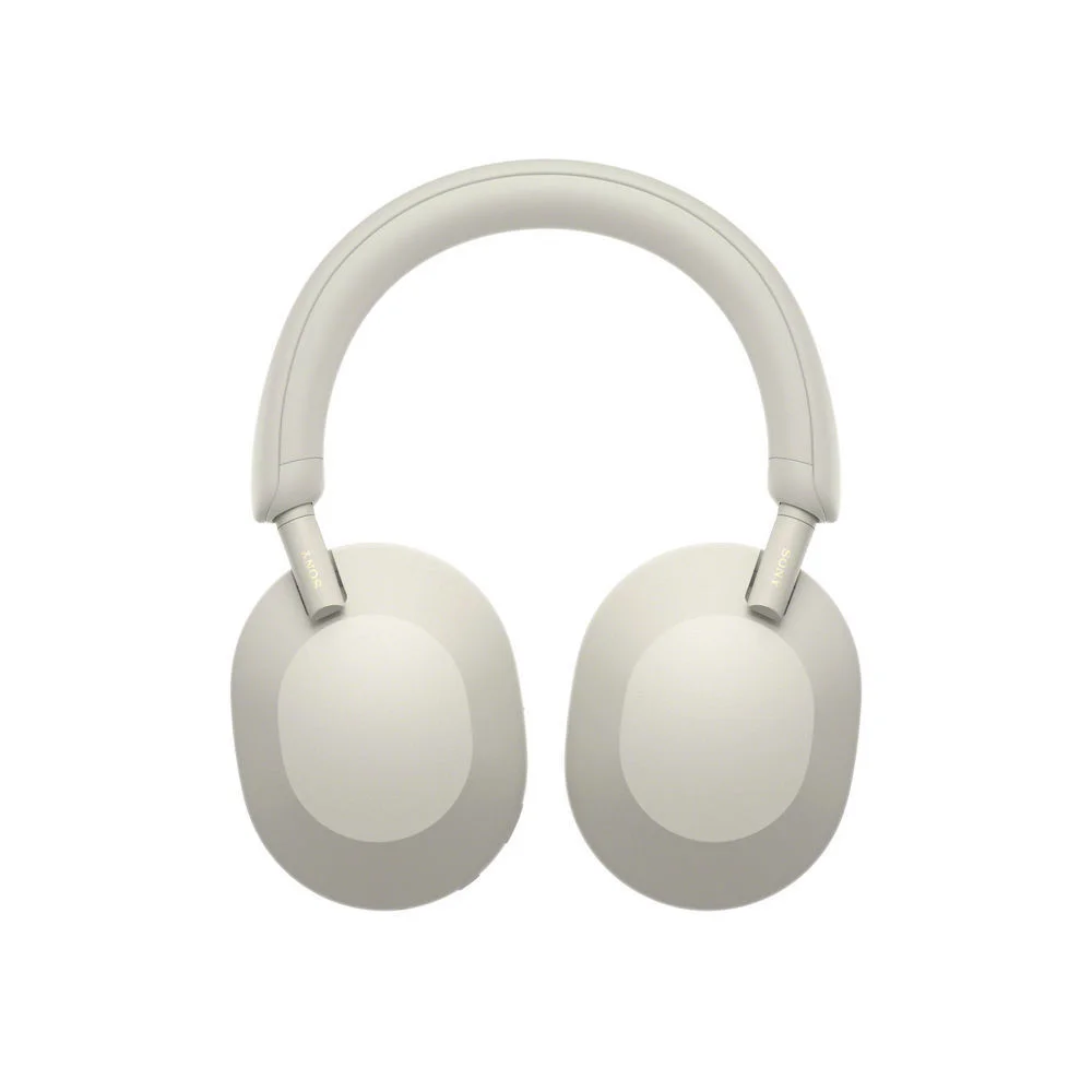 Sony WH 1000XM5 Kopfhoerer Verkabelt   Kabellos Kopfband Anrufe Musik Bluetooth Silber  Weiss Over-Ear