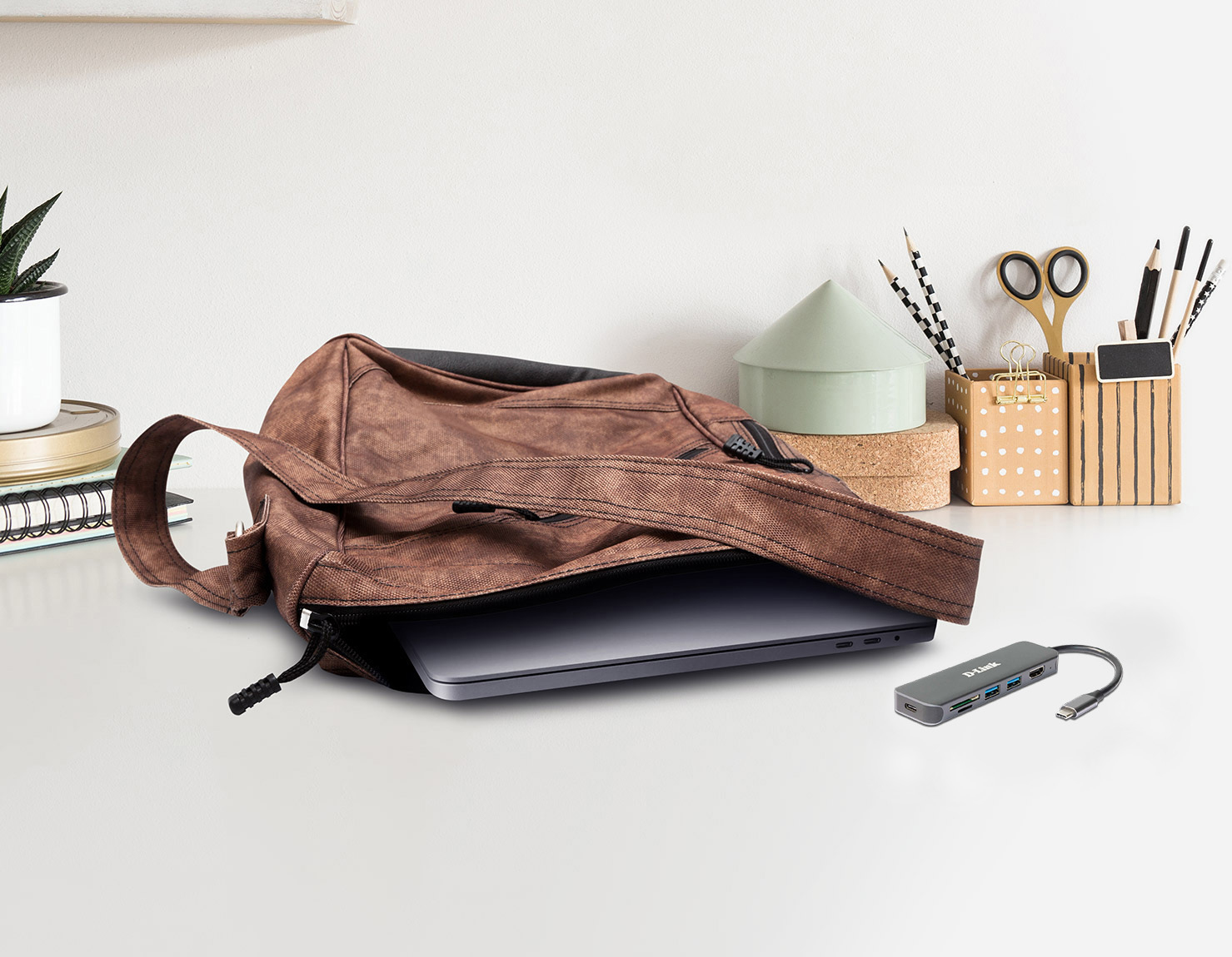 D Link DUB 2327 laptop dockingstation   portreplikator Kabelgebunden USB Typ C Grau Netzwerk