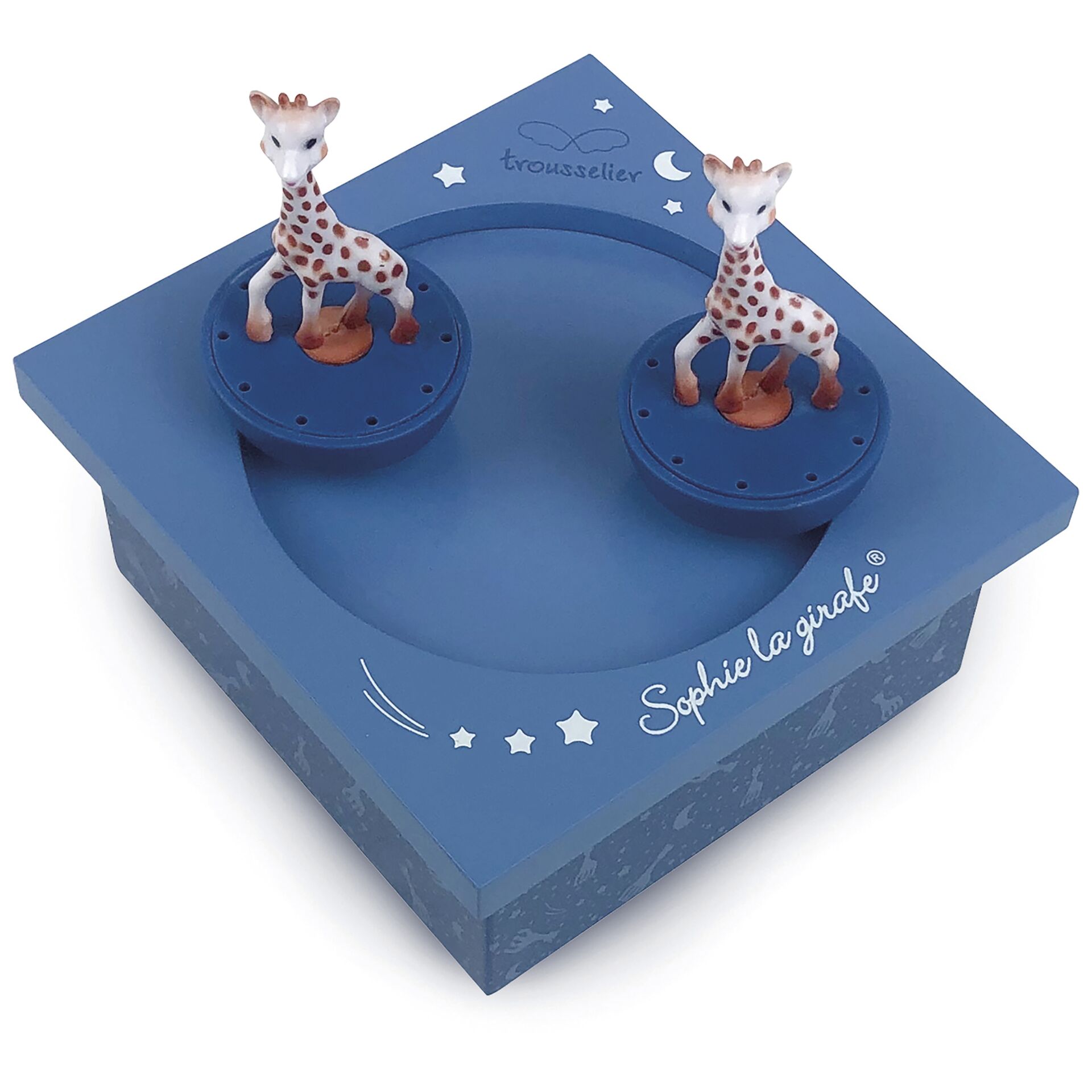 Trousselier Spieluhr tanzend Sophie la Girafe  Milchstrasse Spielfiguren