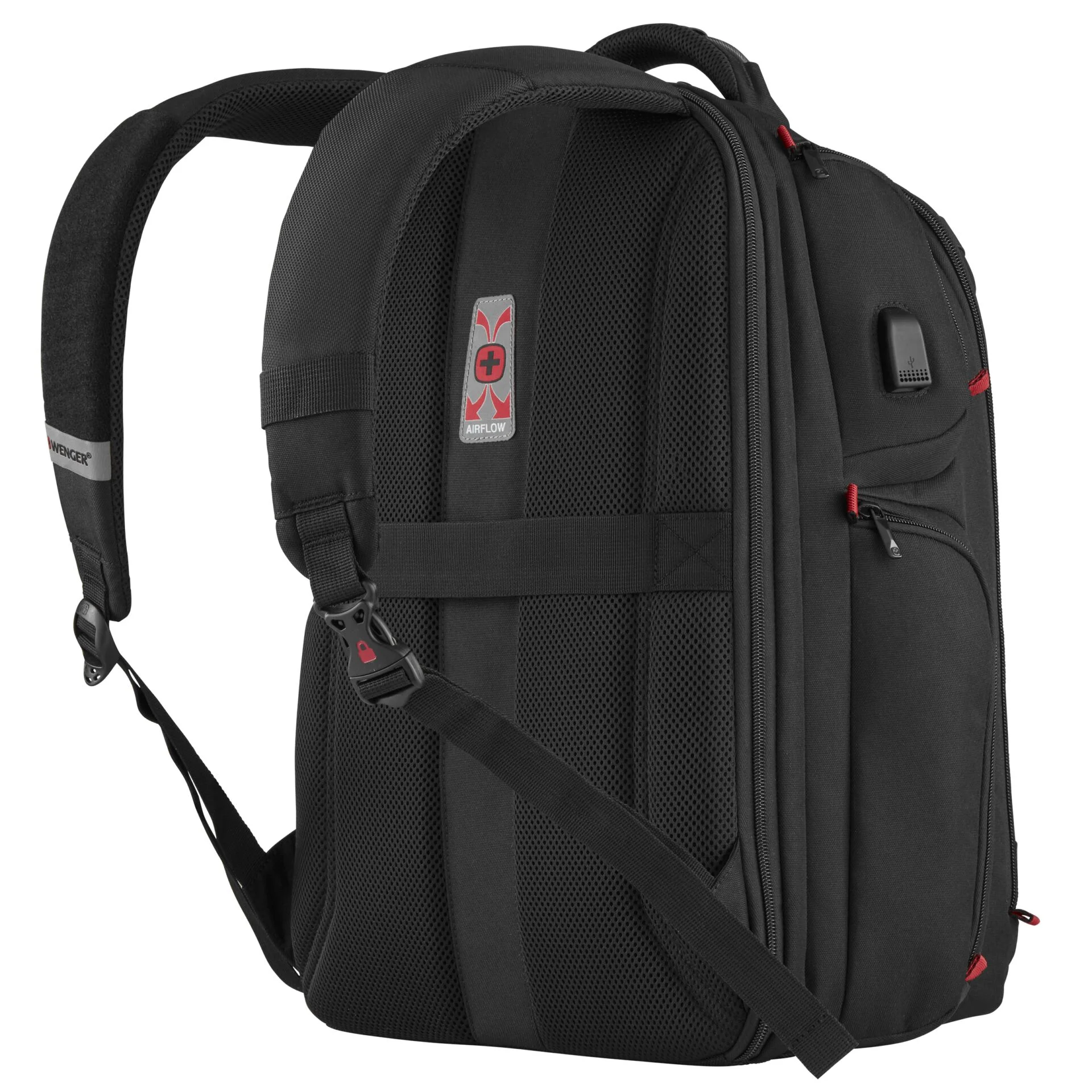 Wenger PlayerOne Gaming Laptop Rucksack 17 33 schwarz Taschen & Rucksaecke