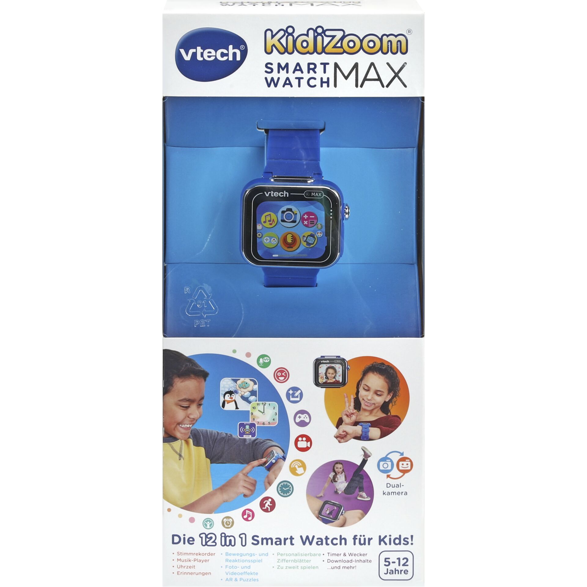 VTech Kidizoom Smart Watch MAX blau Smartwatches & Fitnesstracker