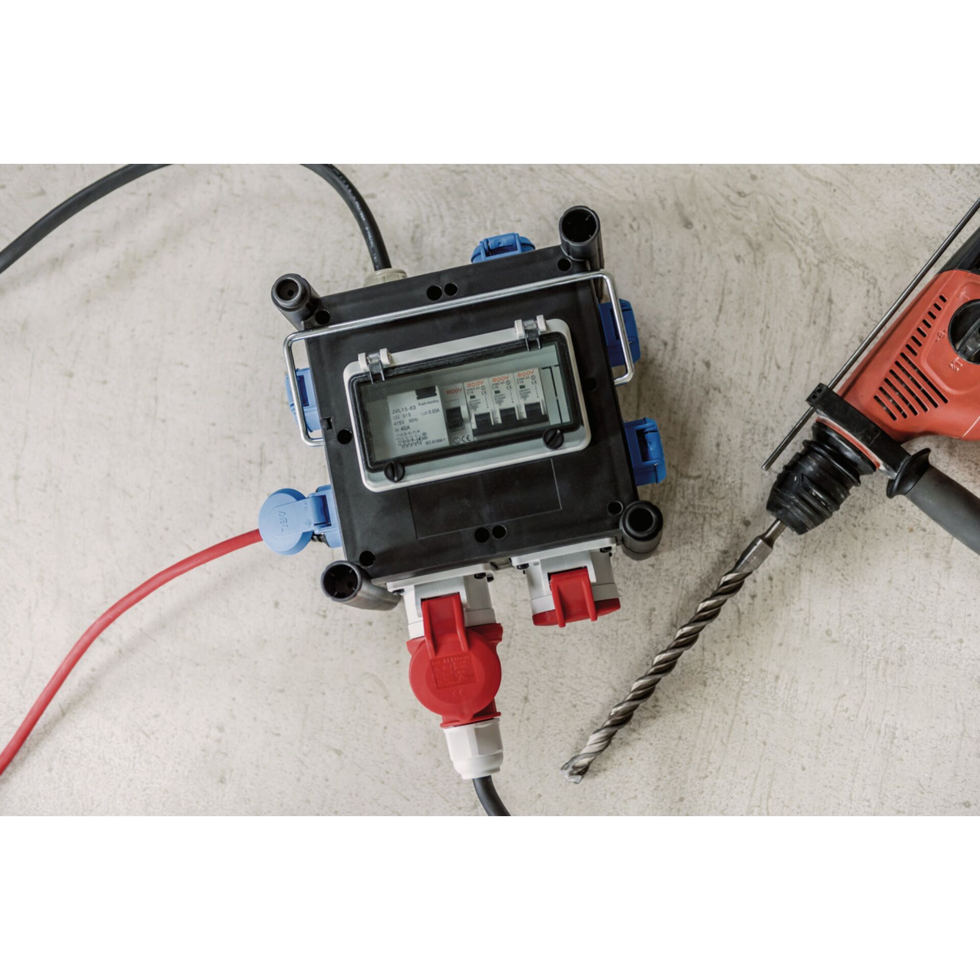 Brennenstuhl Komp  Verteiler BSV 3 FI   TPE Akkus Powerbanks & Kabel