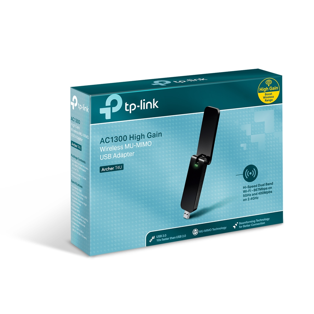 TP Link archer t4u   ac1300 high gain dual band wi fi usb adapter Netzwerk