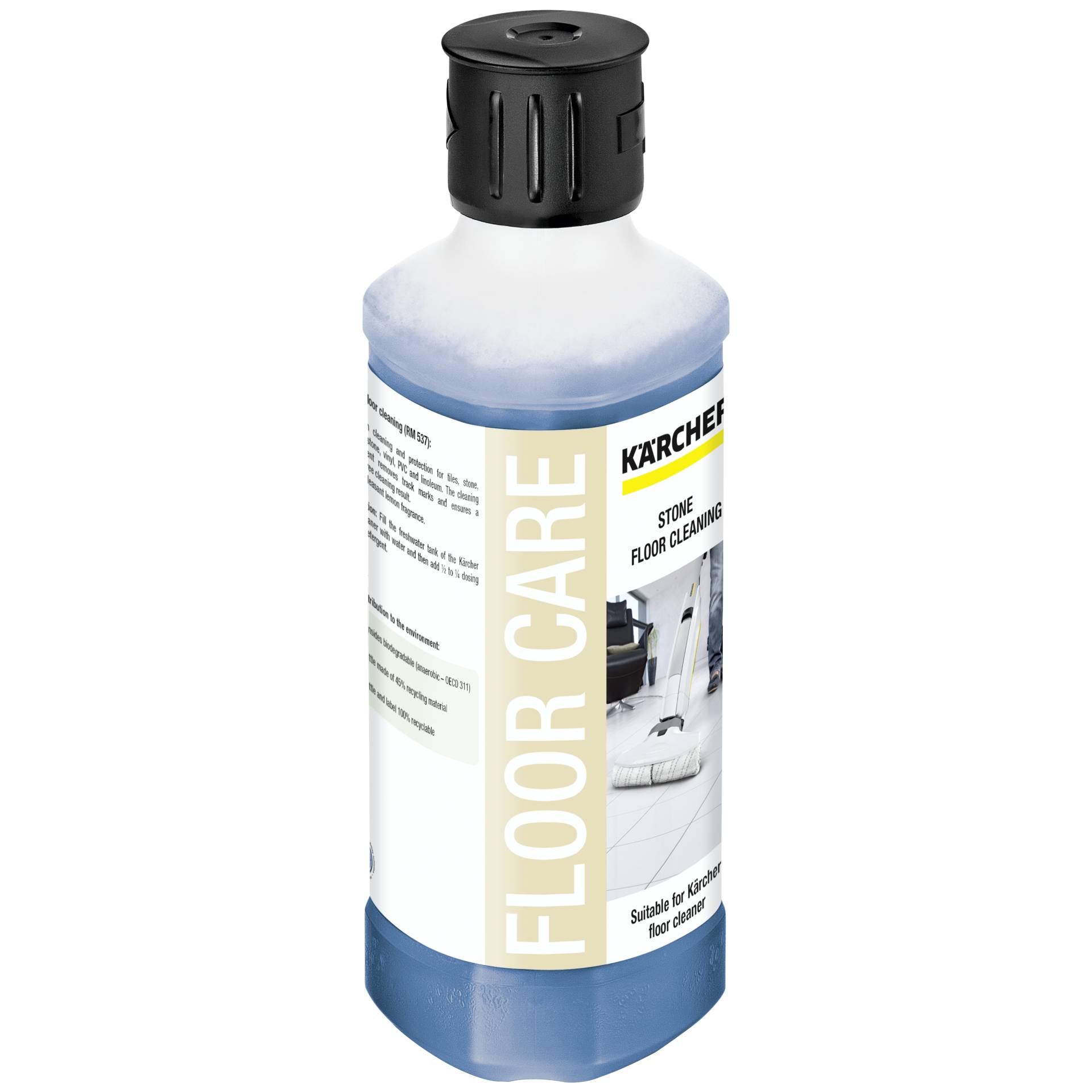 Kaercher Bodenreiniger 500 ml Stein Zubehoer fuer Staubsauger & Reiniger