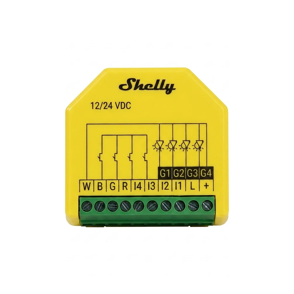 Shelly   Unterputz   Plus RGBW PM   2er Pack   LED Lichtcontroller   WLAN   BT Smart Home