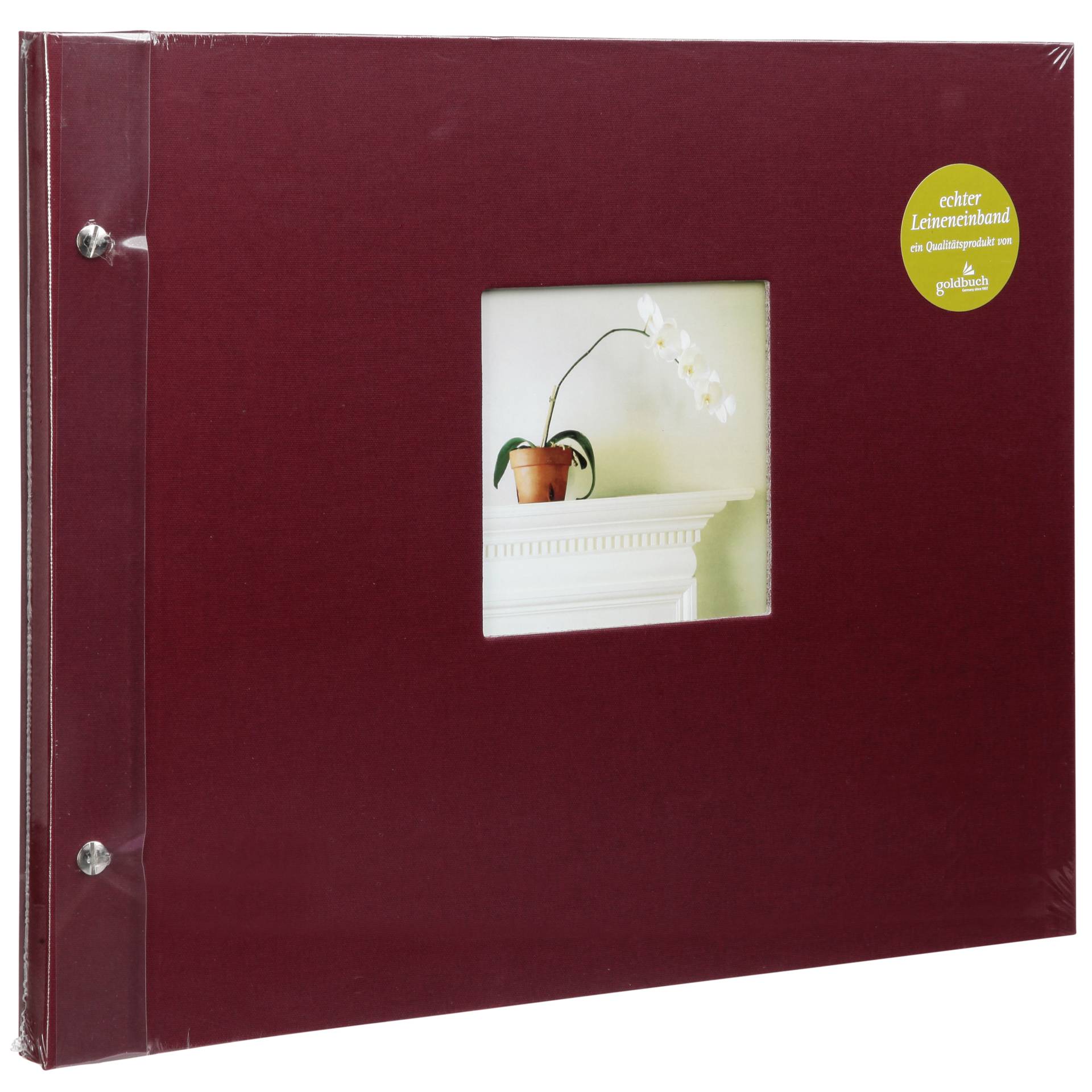 Goldbuch Bella Vista bord  39x31 Schraubalbum 40 weisse Seiten Kamera & Foto