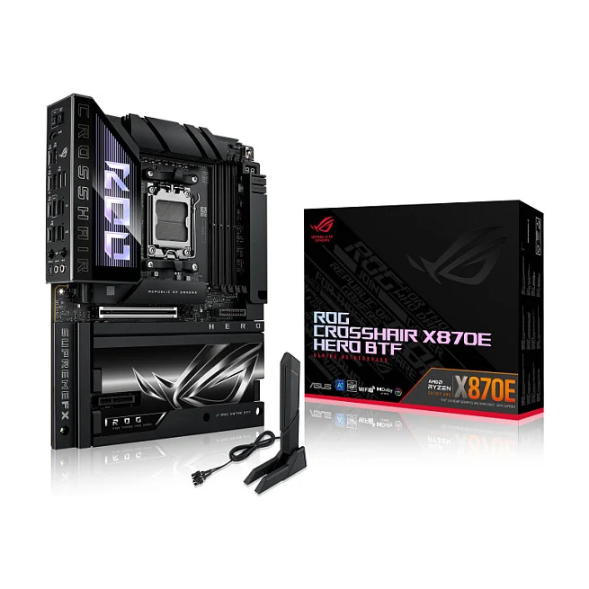 ASUS ROG CROSSHAIR X870E HERO BTF AMD X870E Sockel AM5 ATX PC-Komponenten