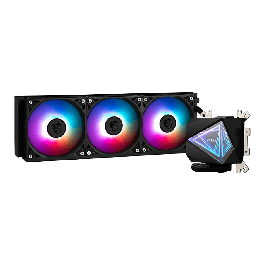 MSI MAG Coreliquid I360 Computergehaeuse All in One Fluessigkeitskuehler 12 cm Schwarz 1 Stueck e  PC-Zubehoer