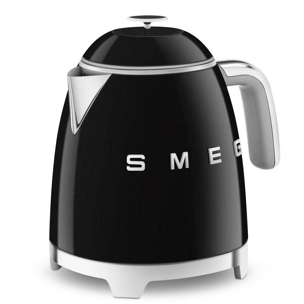 SMEG klf05bleu mini wasserkocher schwarz Kuechenkleingeraete