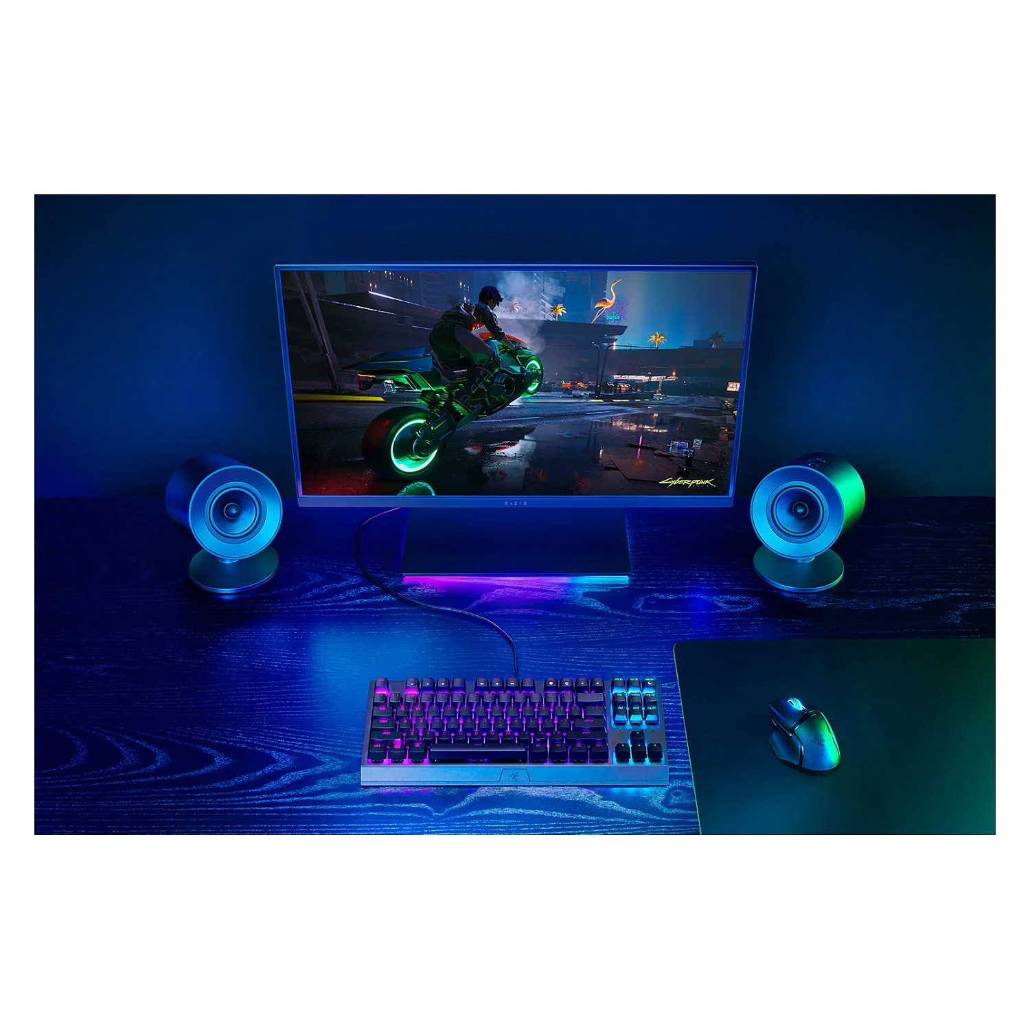 Razer Nommo V2 X Speaker Lautsprecher rund PC-Zubehoer
