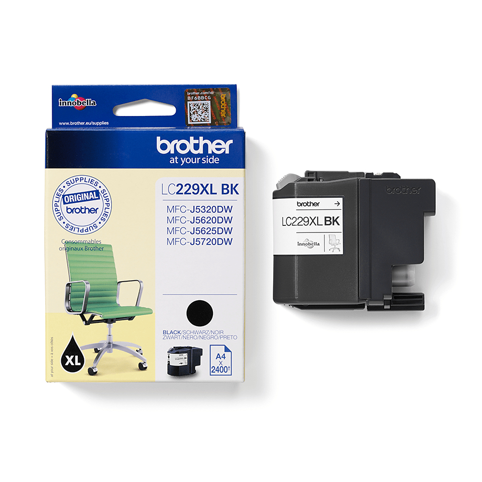 Brother LC229XLBK Druckerpatrone 1 Stueck e  Original Schwarz Drucker & Scanner