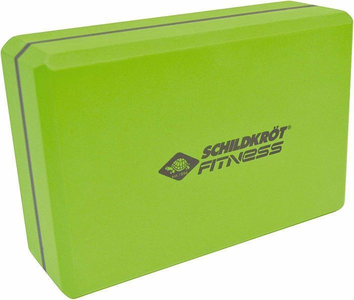 Schildkroet Yoga Block  grau pink Sport & Freizeit