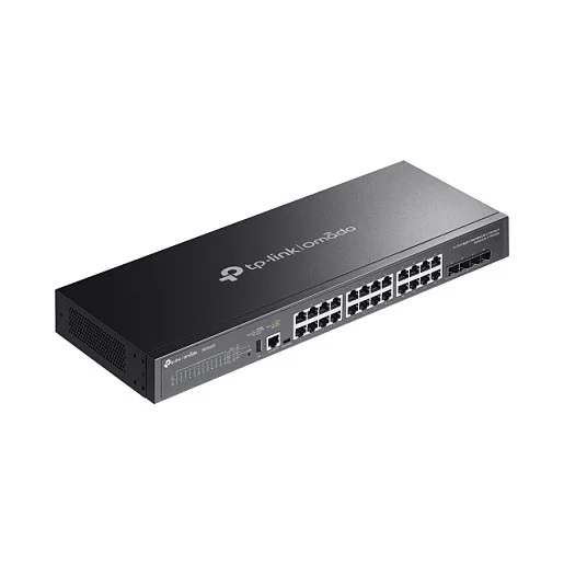TP Link Omada SG5428X Netzwerk Switch Managed L3 Gigabit Ethernet  10 100 1000  Schwarz Switches