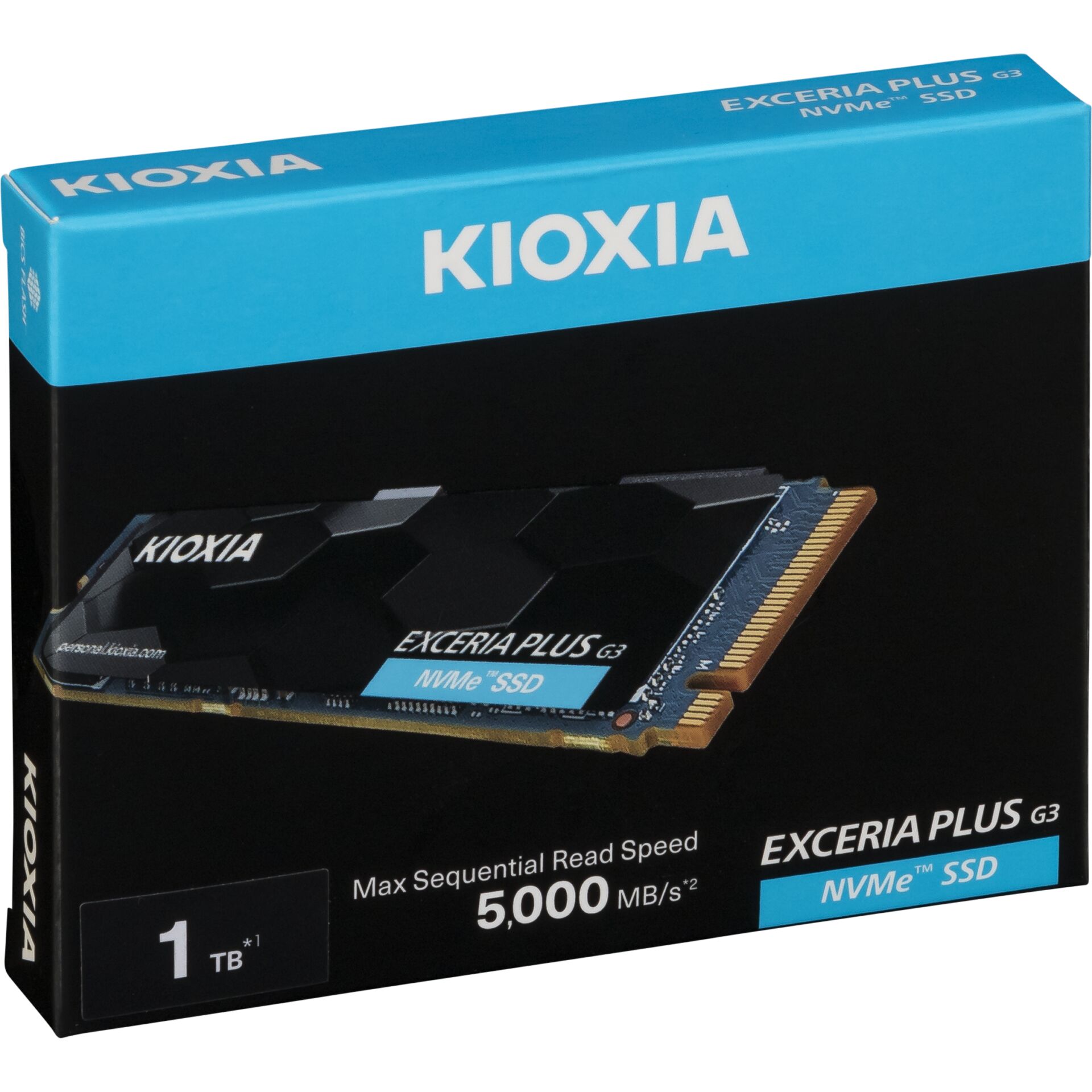 Kioxia M 2 1TB EXCERIA PLUS G3 NVMe PCIe 4 0 x 4 Speichermedien