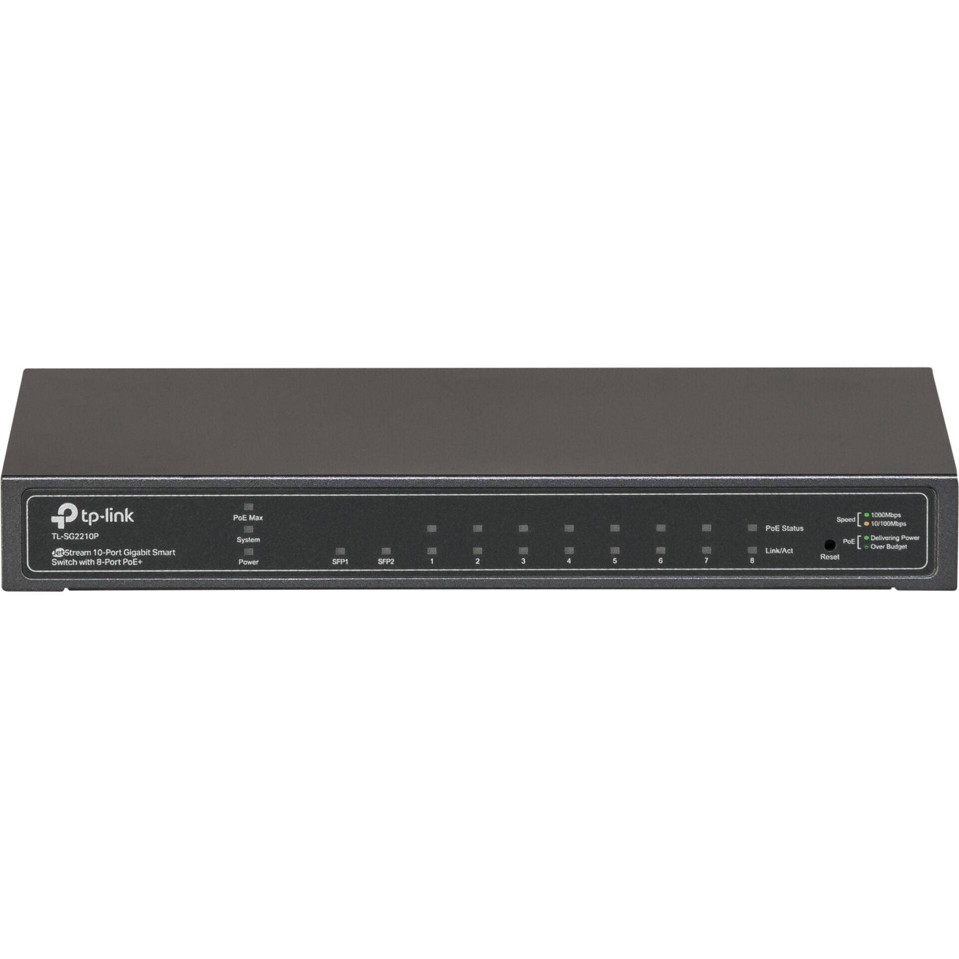TP Link Omada SG2210P Netzwerk Switch Managed L2 L2 Gigabit Ethernet 10 100 1000 Power over Ethernet PoE Schwarz