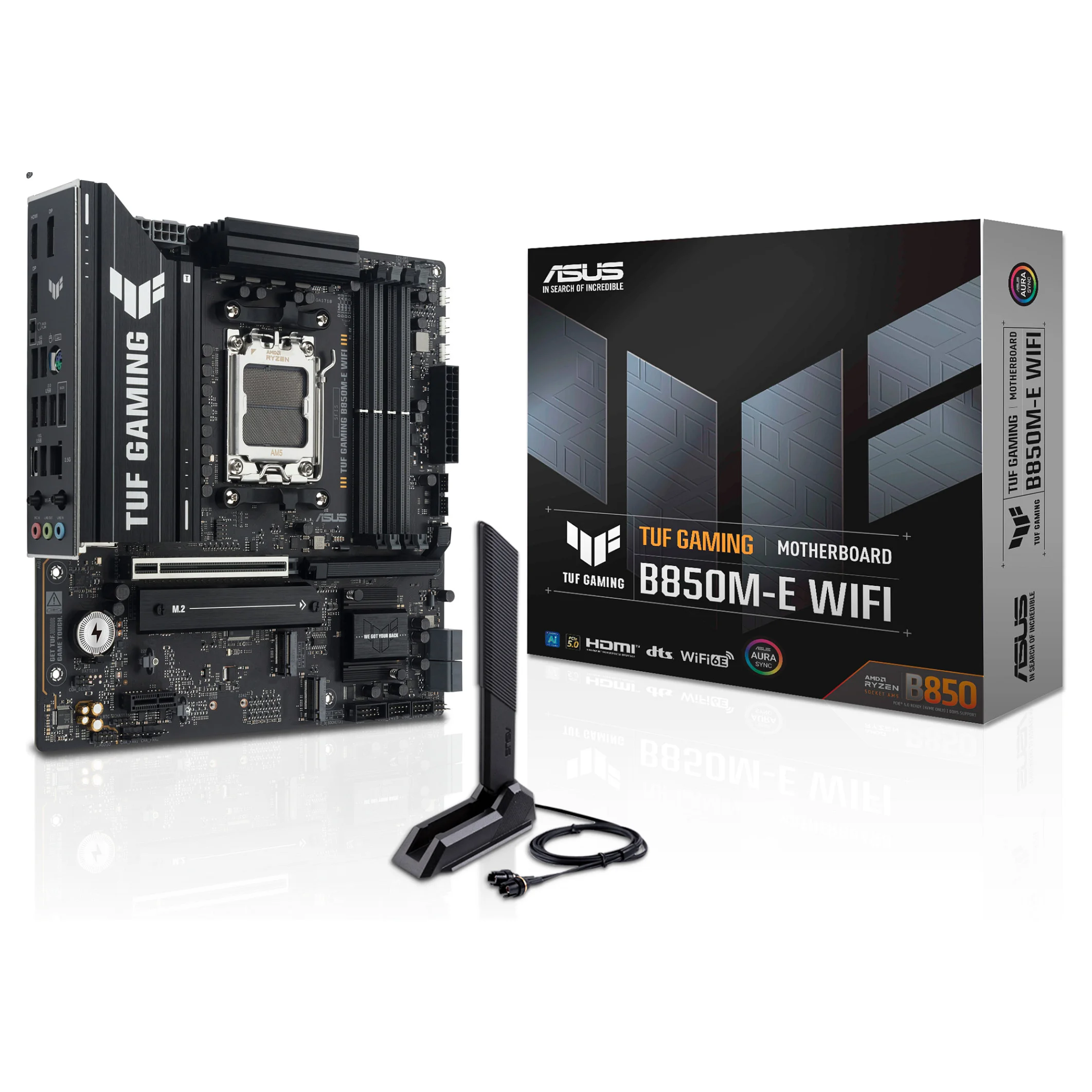 ASUS TUF GAMING B850M E WIFI AMD B850 Sockel AM5 micro ATX PC-Komponenten