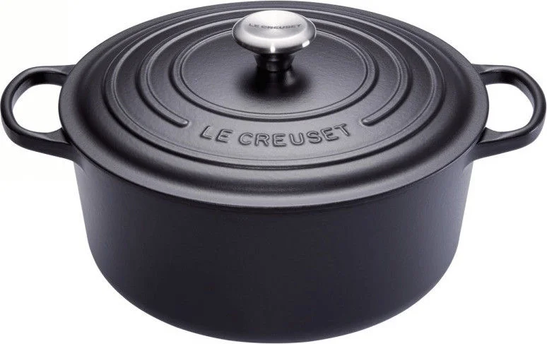 Le Creuset Signature Braeter rund 20 cm schwarz Speisenzubereitung