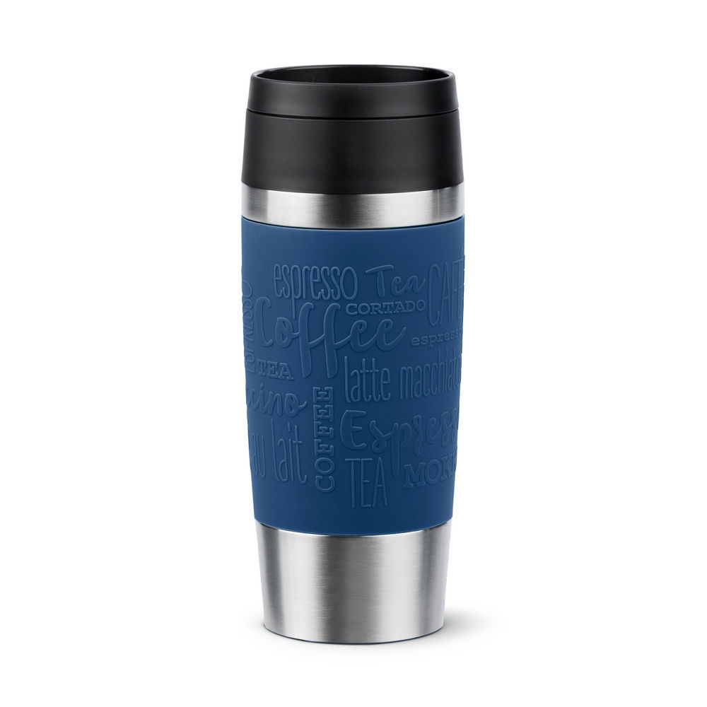 Emsa Isolierbecher Travel Mug  0 36 Liter  dunkelblau Zubehoer Kaffeemaschinen