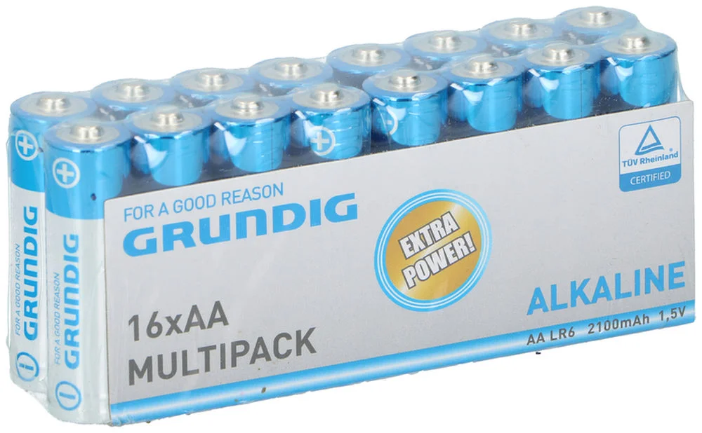 Grundig Batterie LR6 AA  1 5V 2100mAh  16 Stueck Home Office