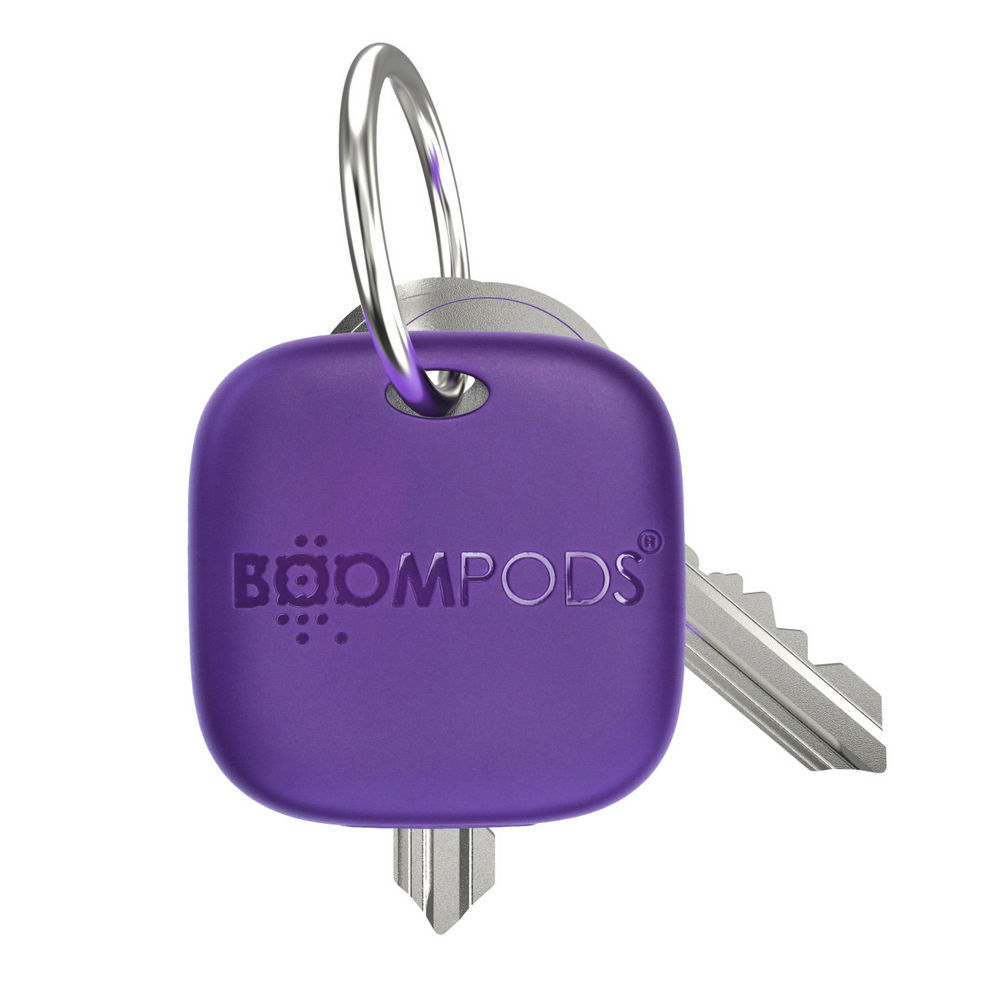 Boompods Boomtag Rechargeable  Purple Handys & Tablets