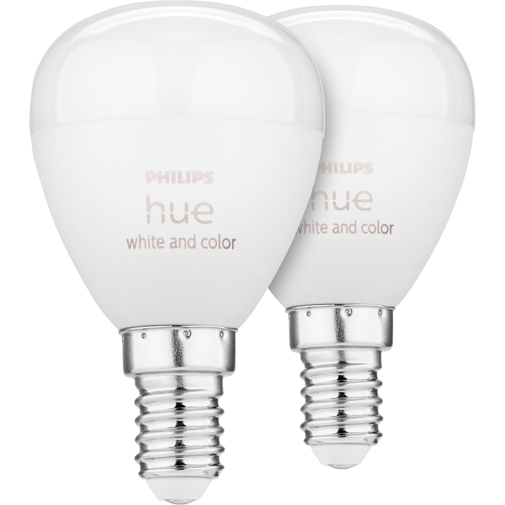 Philips Hue LED Luster E14 2er 5 1W 470lm White Color Amb  BT Leuchtmittel