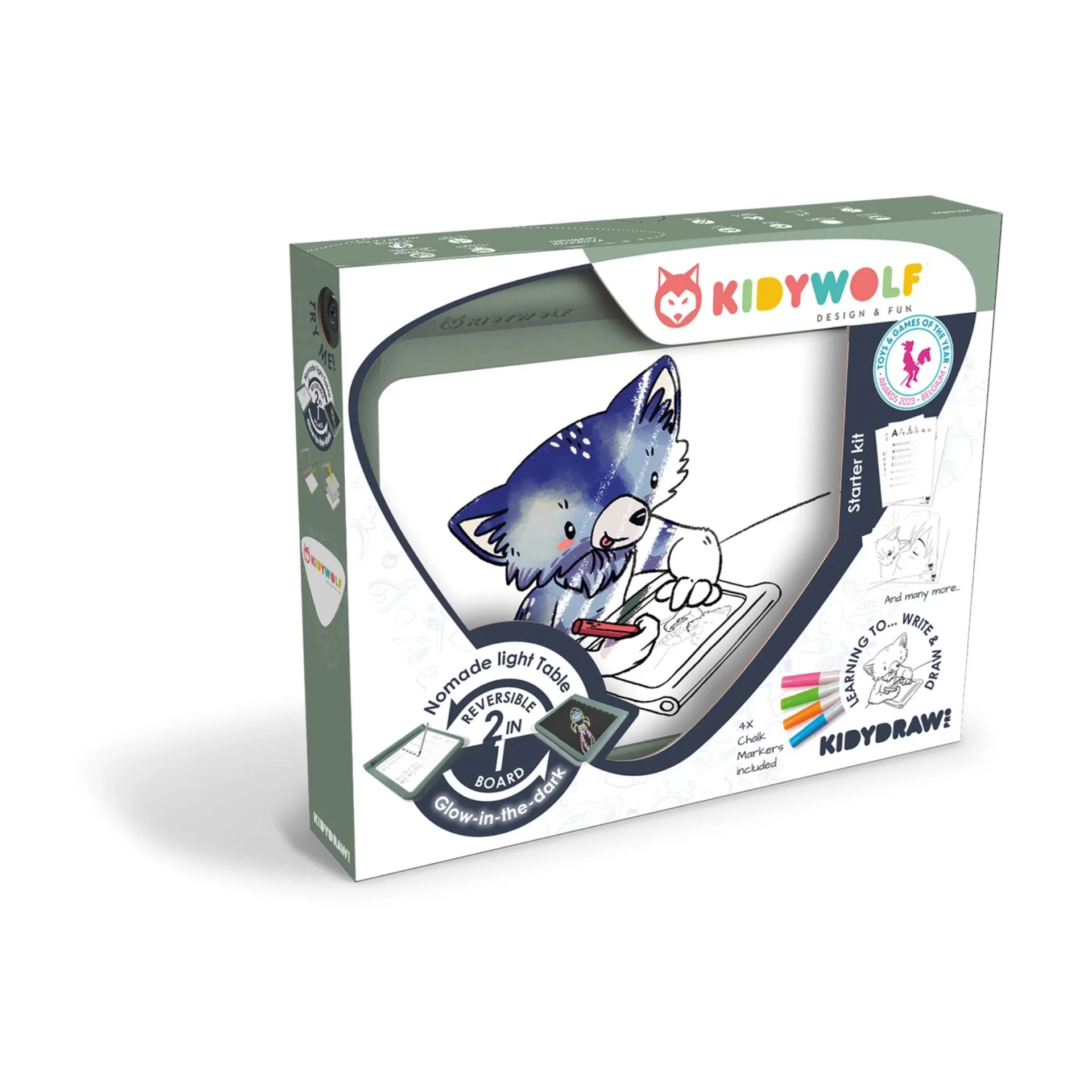 Kidywolf Leuchtende Designtafel Notebook & Tablet Zubehoer