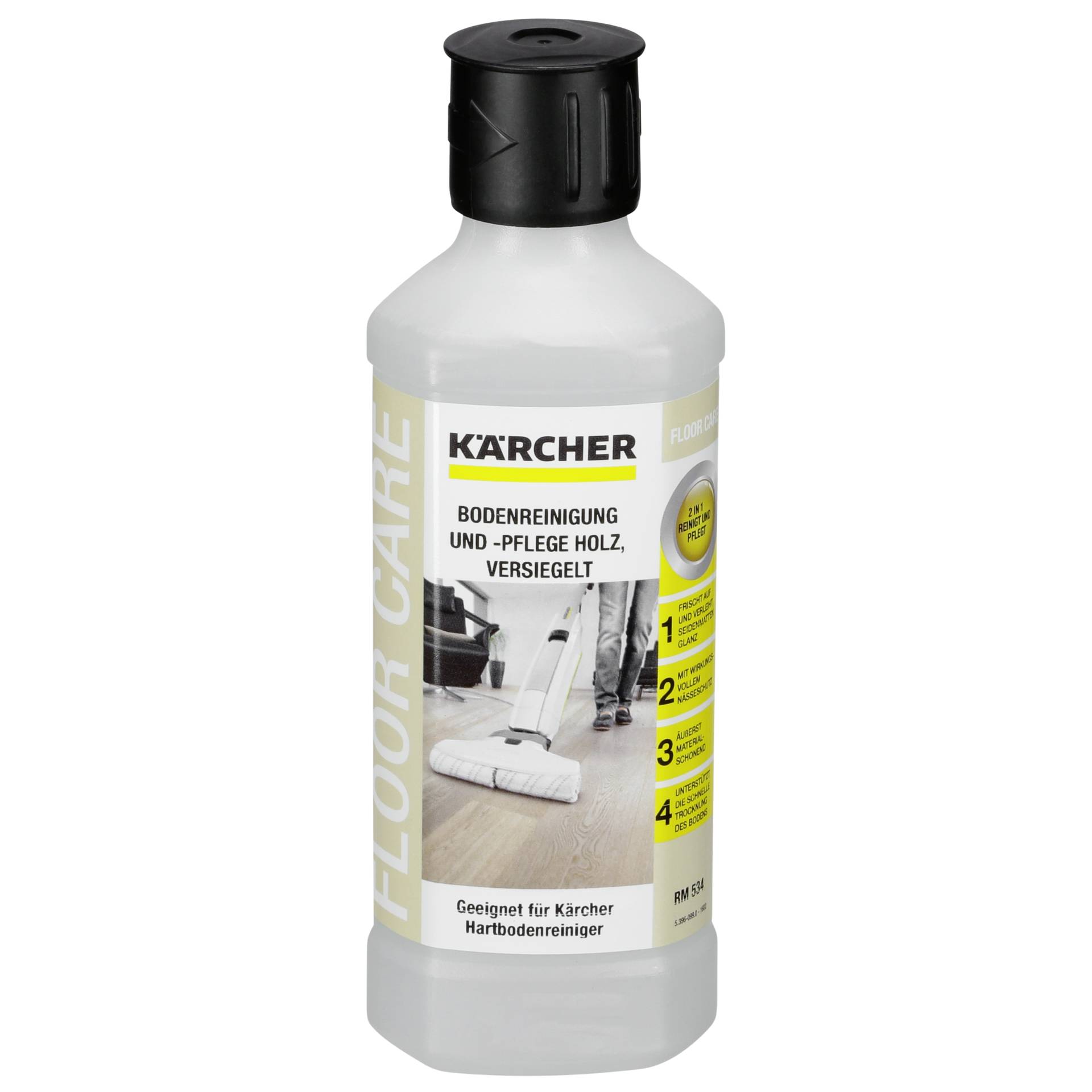 Kaercher Bodenreiniger 500 ml Holz versiegelt Zubehoer fuer Staubsauger & Reiniger