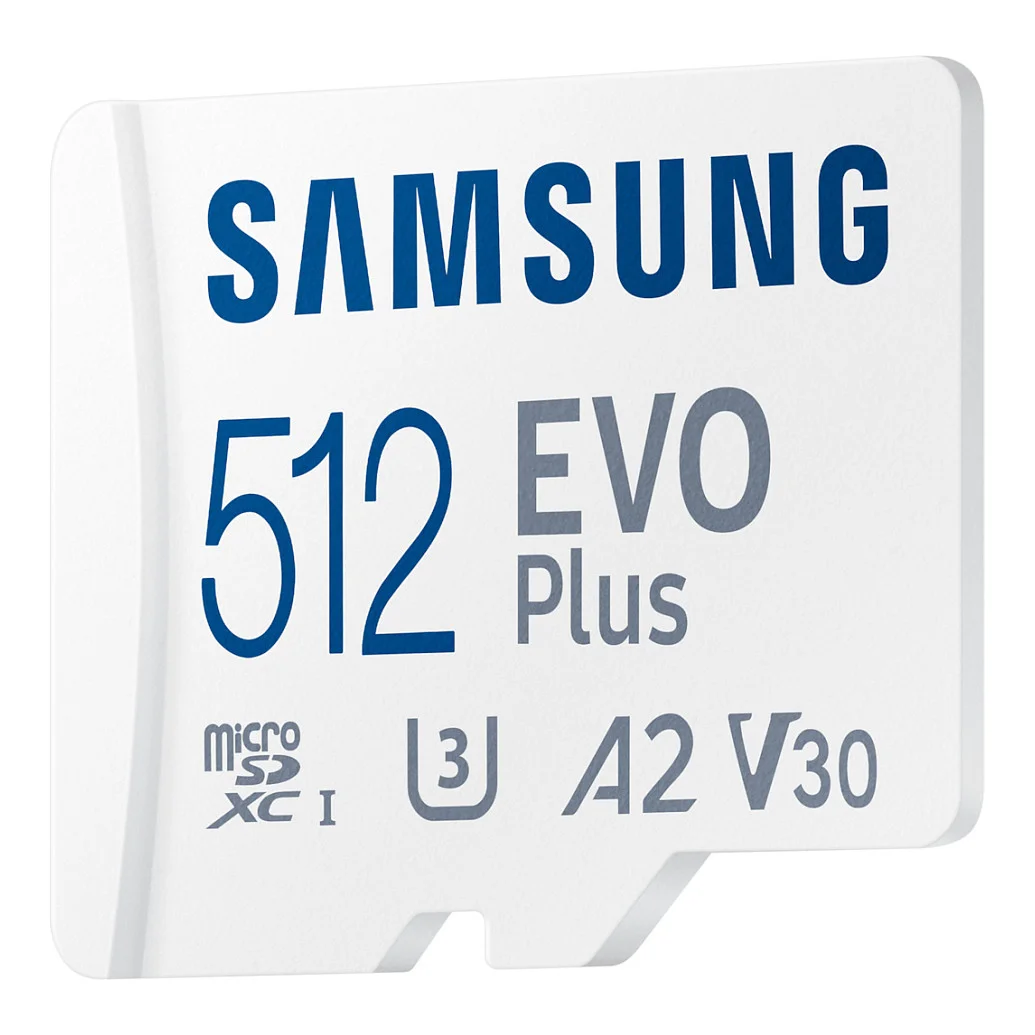 Samsung EVO Plus microSD Speicherkarte  2024   inkl  SD Adapter    512 GB Speichermedien