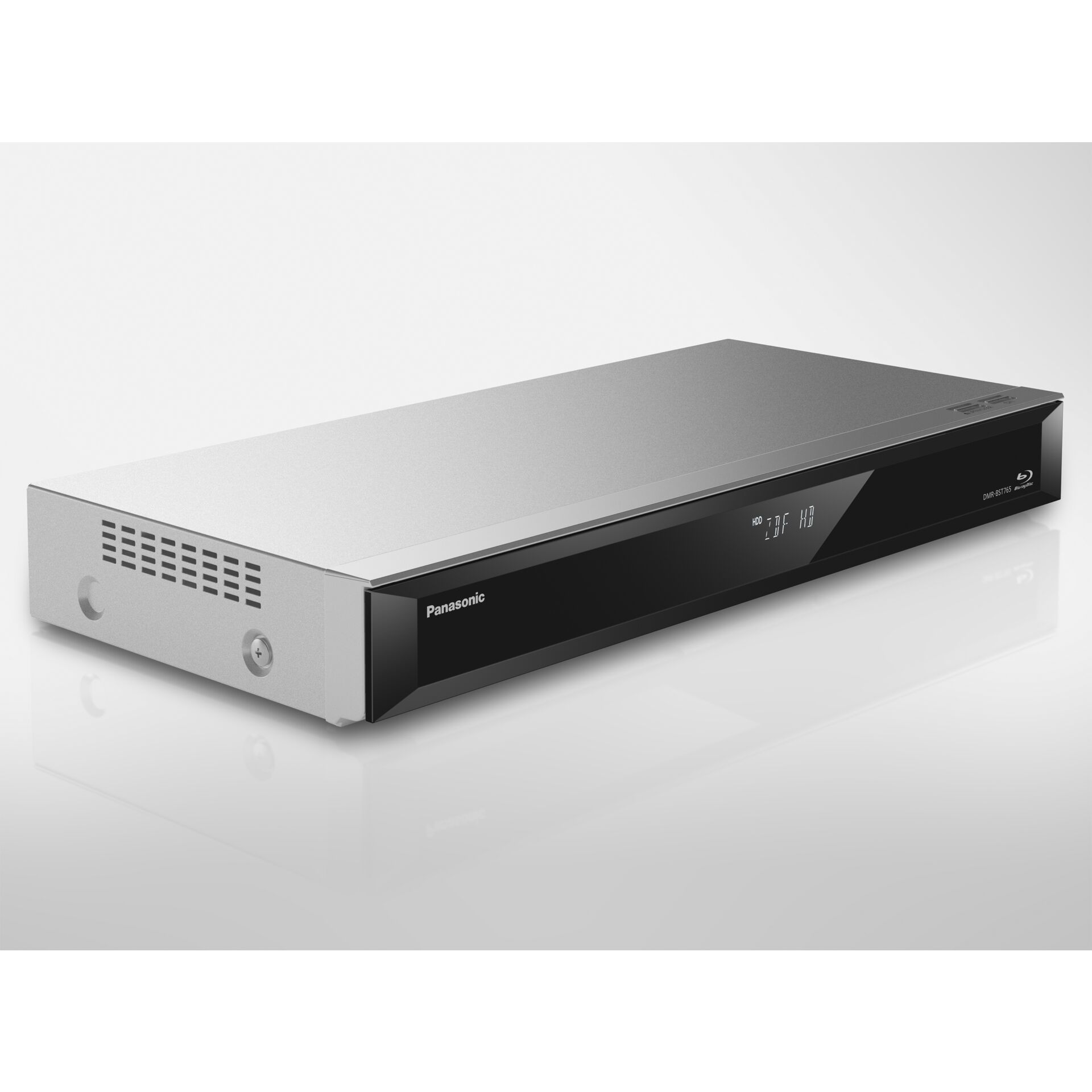 Panasonic Blu ray Player DMR BST765AG  500 GB  WLAN  UltraHD 4K  silver black PC-Zubehoer