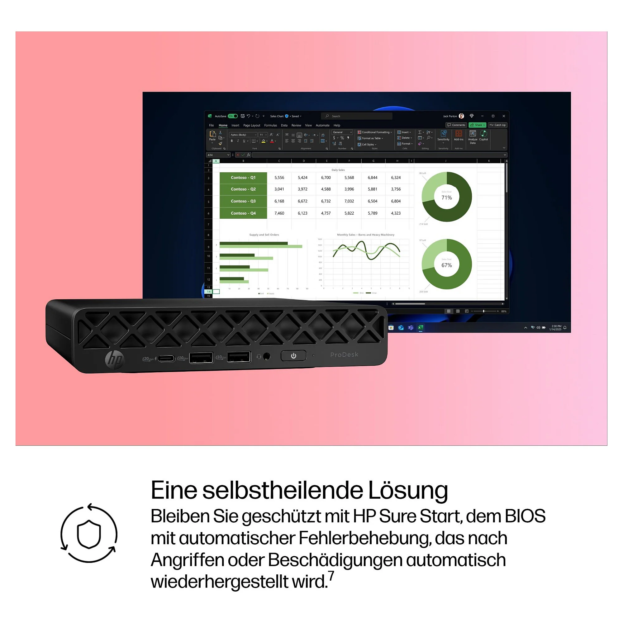 HP PRODESK 4 MINI G1I U7 265T PC-Zubehoer