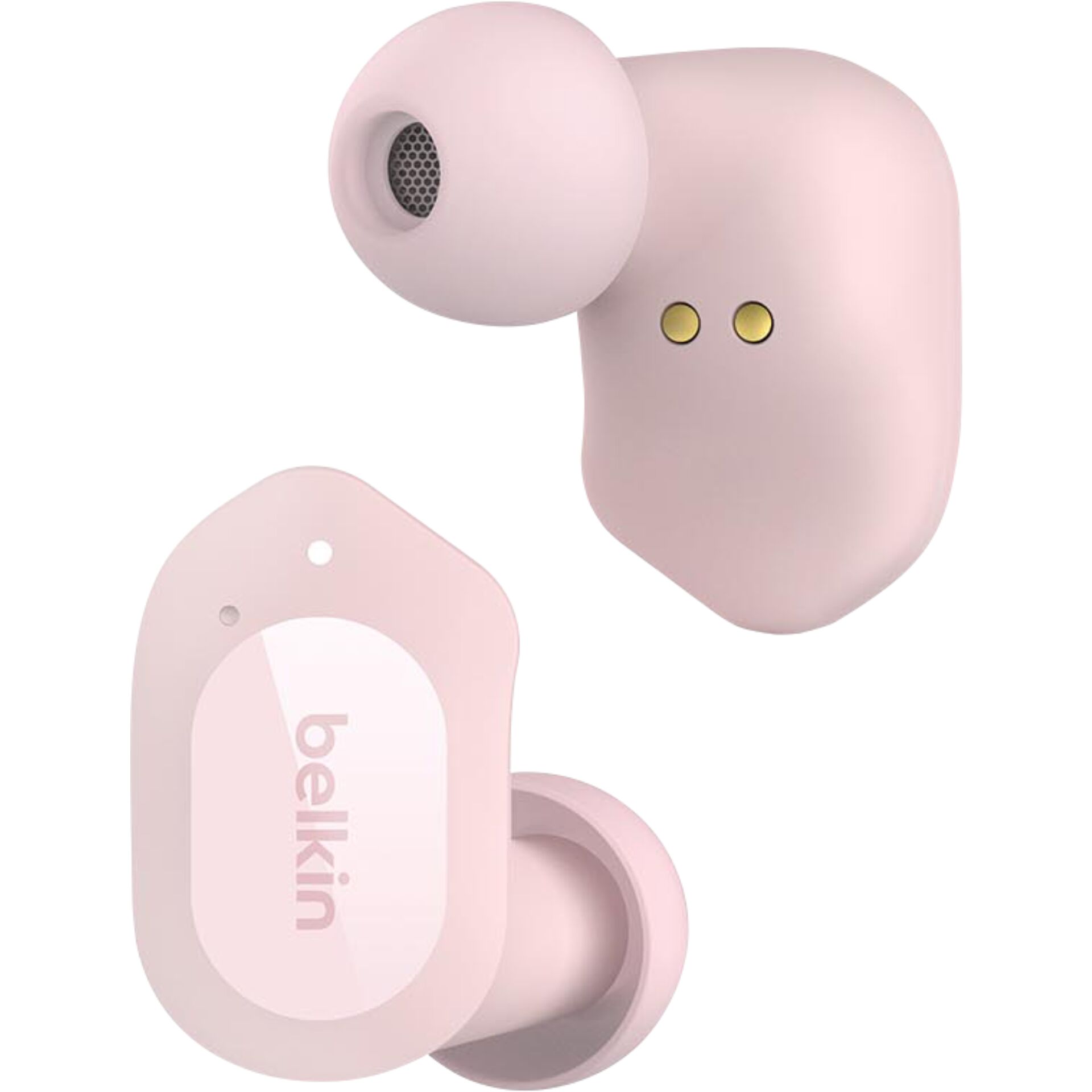 Belkin Soundform Play rosa True Wireless In Ear AUC005btPK In-Ear Kopfhoerer