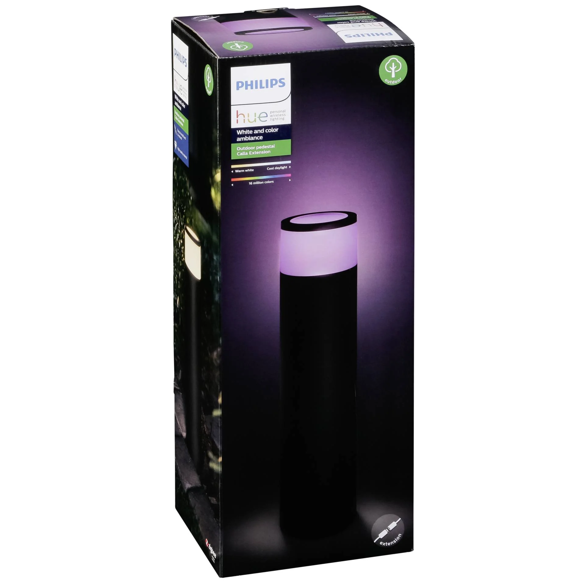 Philips Hue White and Color ambiance Sockelleuchte Calla fuer den Aussenbereich Leuchtmittel & Lampen