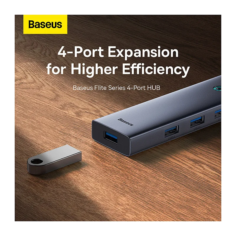 Baseus UltraJoy Series 4 Port HUB Type C Tastaturen & Maeuse