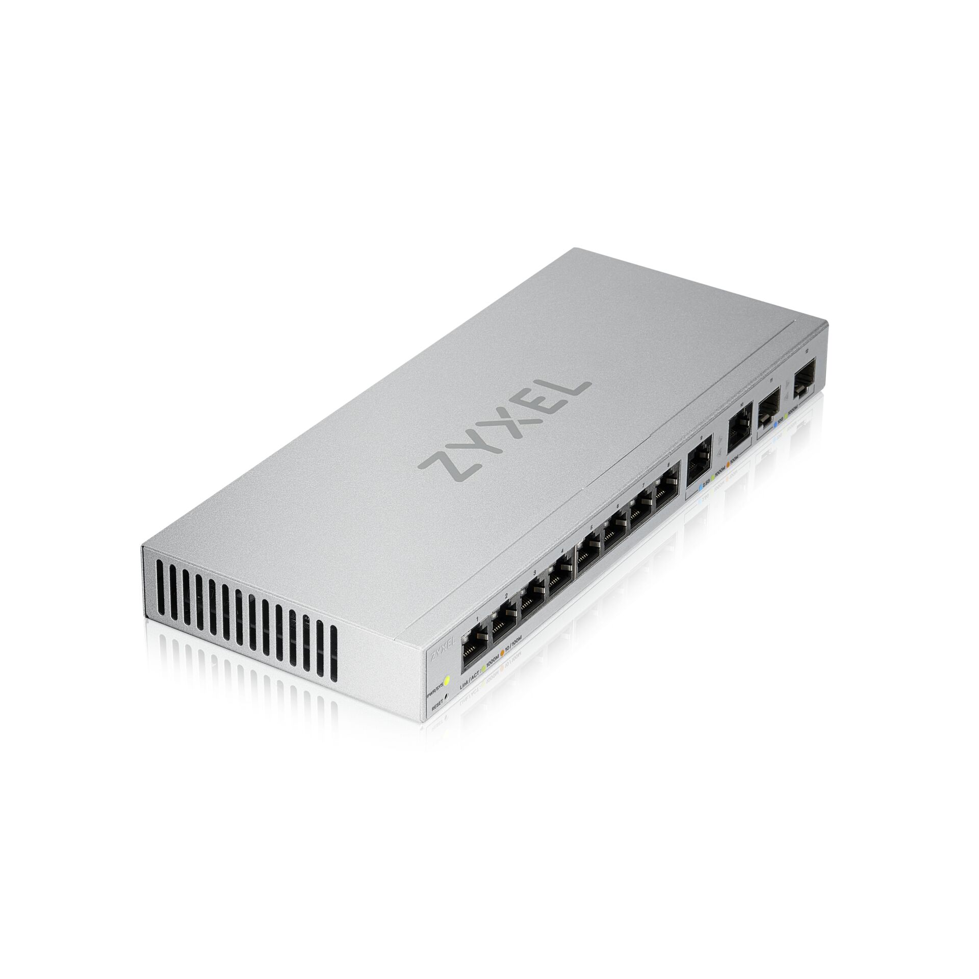 Zyxel XGS1210 12 ZZ0102F Netzwerk Switch Managed Gigabit Ethernet  10 100 1000  Grau Switches