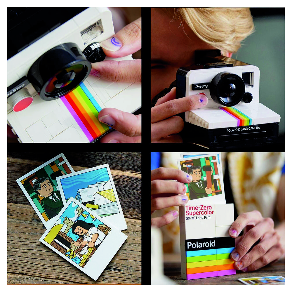 LEGO Ideas Polaroid OneStep SX 70 Sofortbildkamera 21345