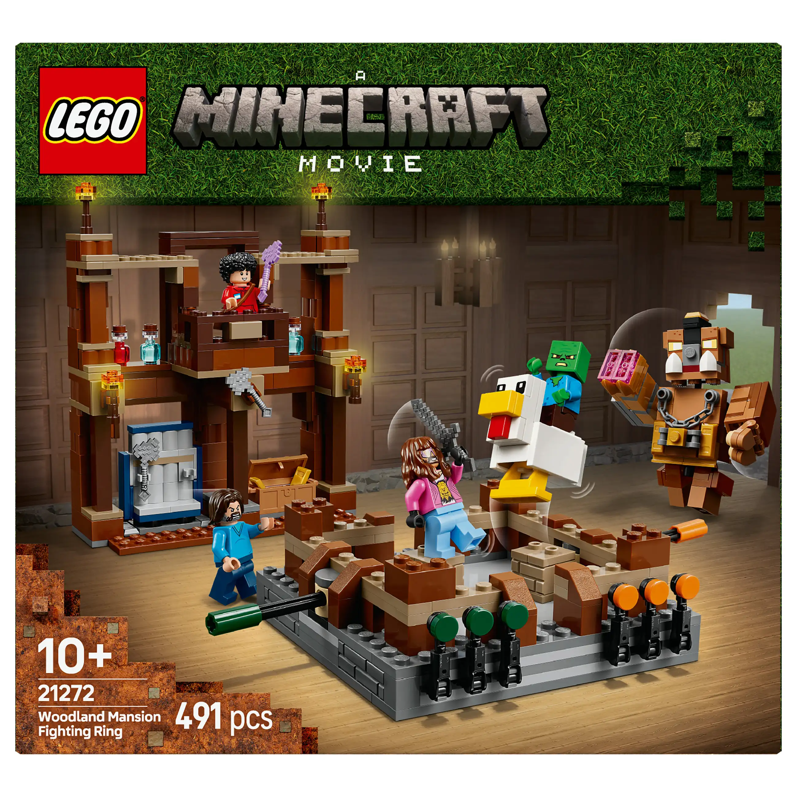 LEGO Minecraft Waldanwesen mit Boxring 21272 Spielwaren