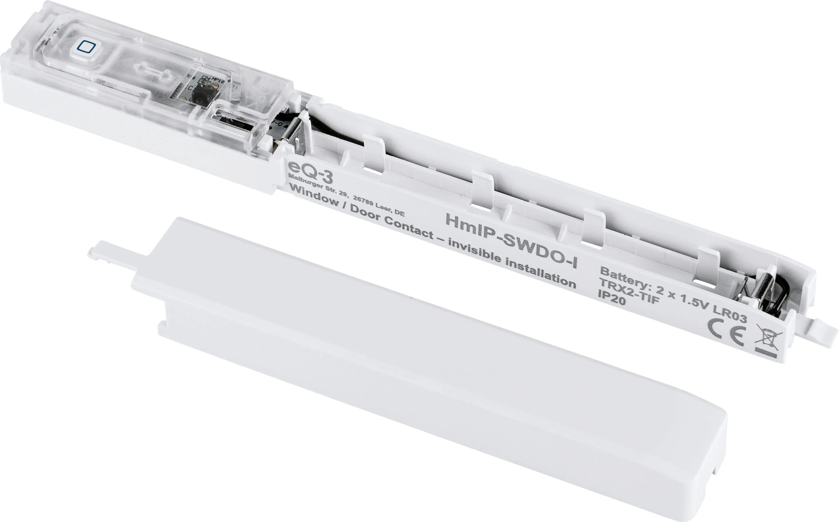 Homematic IP Fenster  und Tuerkontakt   verdeckter Einbau Fenster-/Tuersensoren